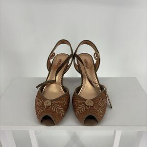 Seychelles Peep-Toe Slingback Heels